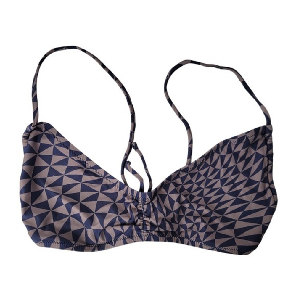 Gottex Flirtt Midnight Magic Women's Multicolor Geometric Bralette Bikini Medium